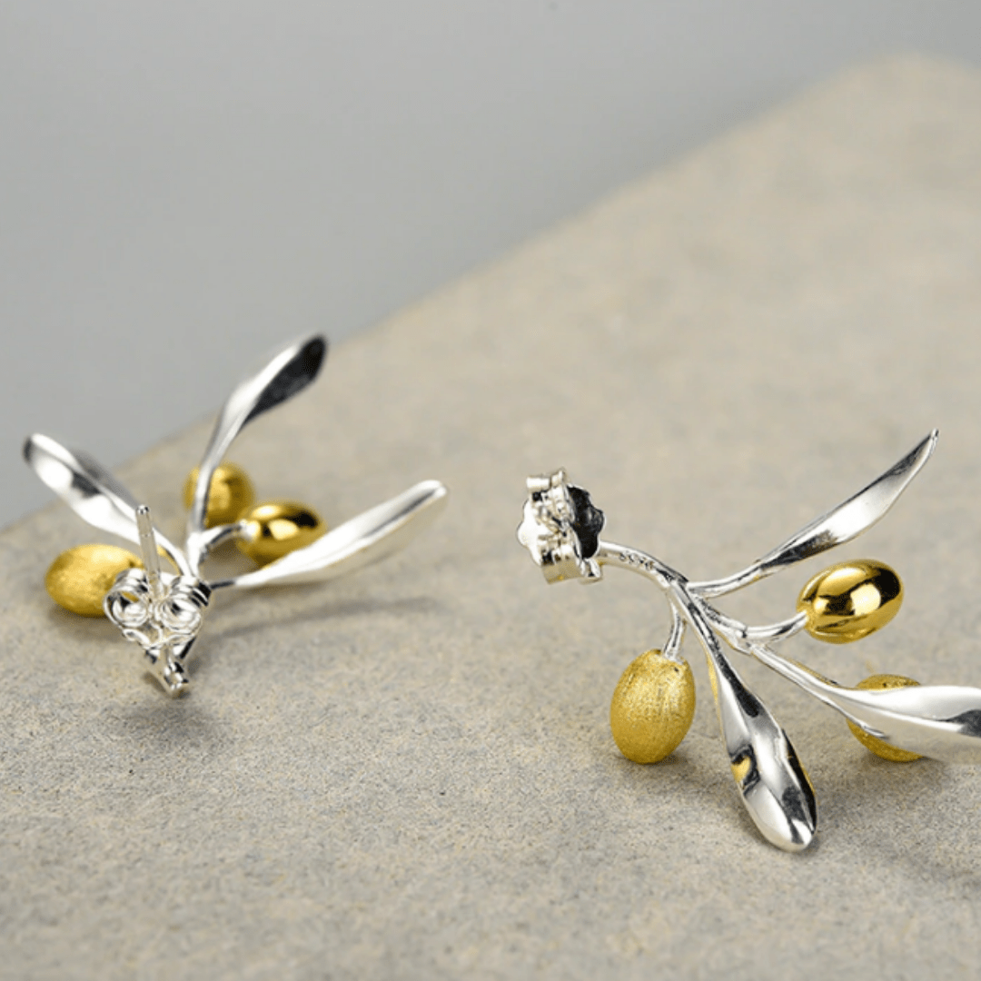 Boucles d'oreilles | Branches d'Olivier