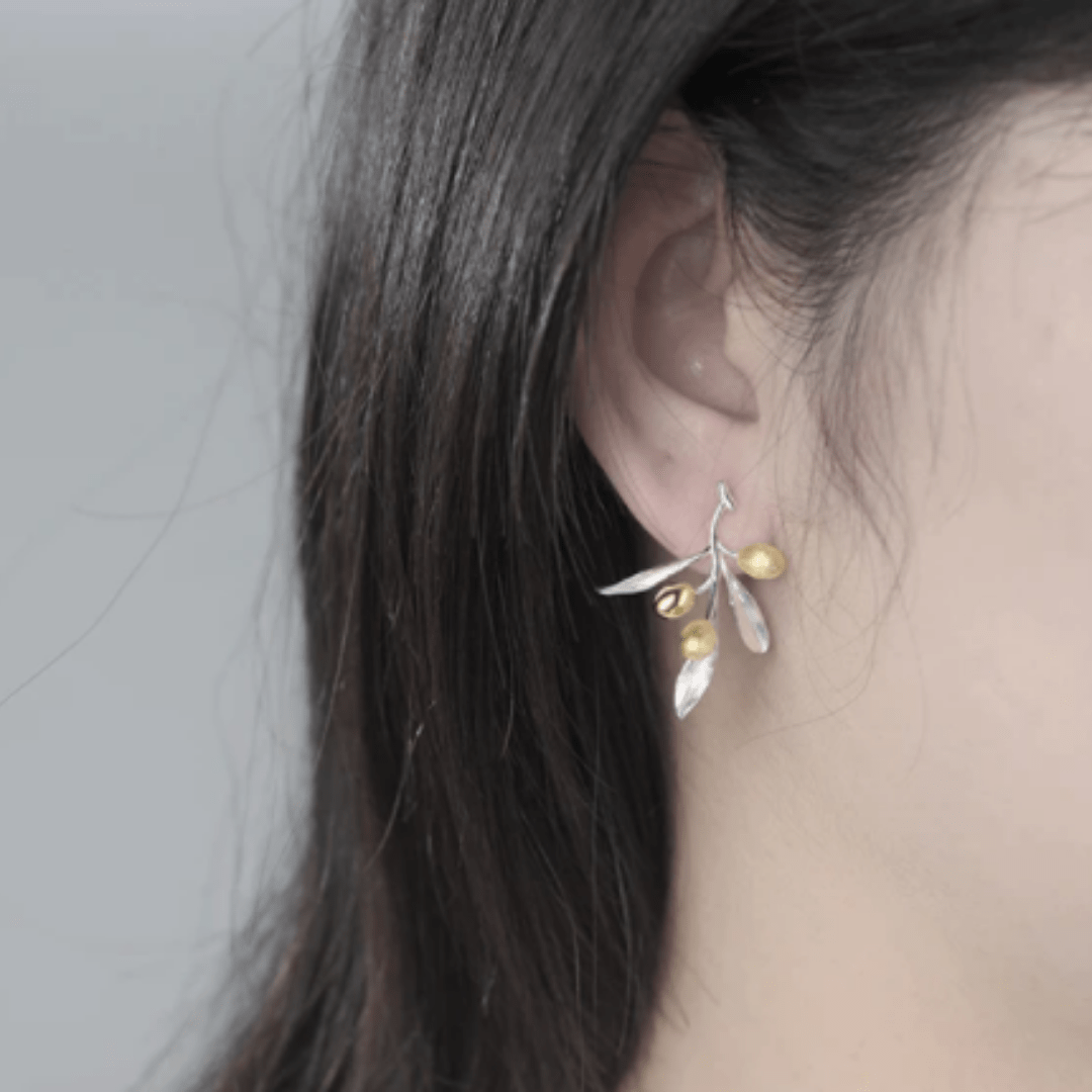 Boucles d'oreilles | Branches d'Olivier