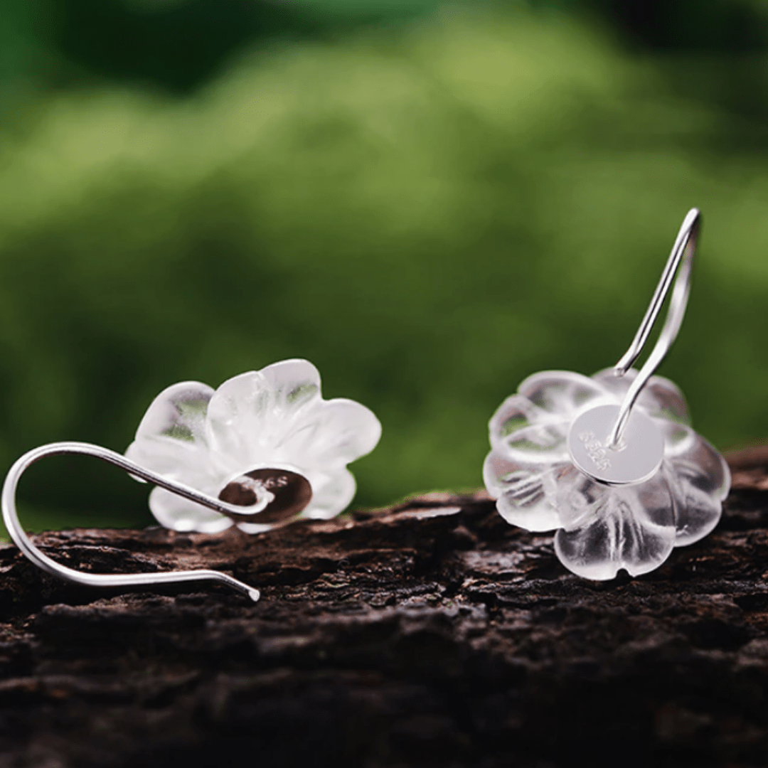 Boucles d'oreilles | Anémones Cristallin