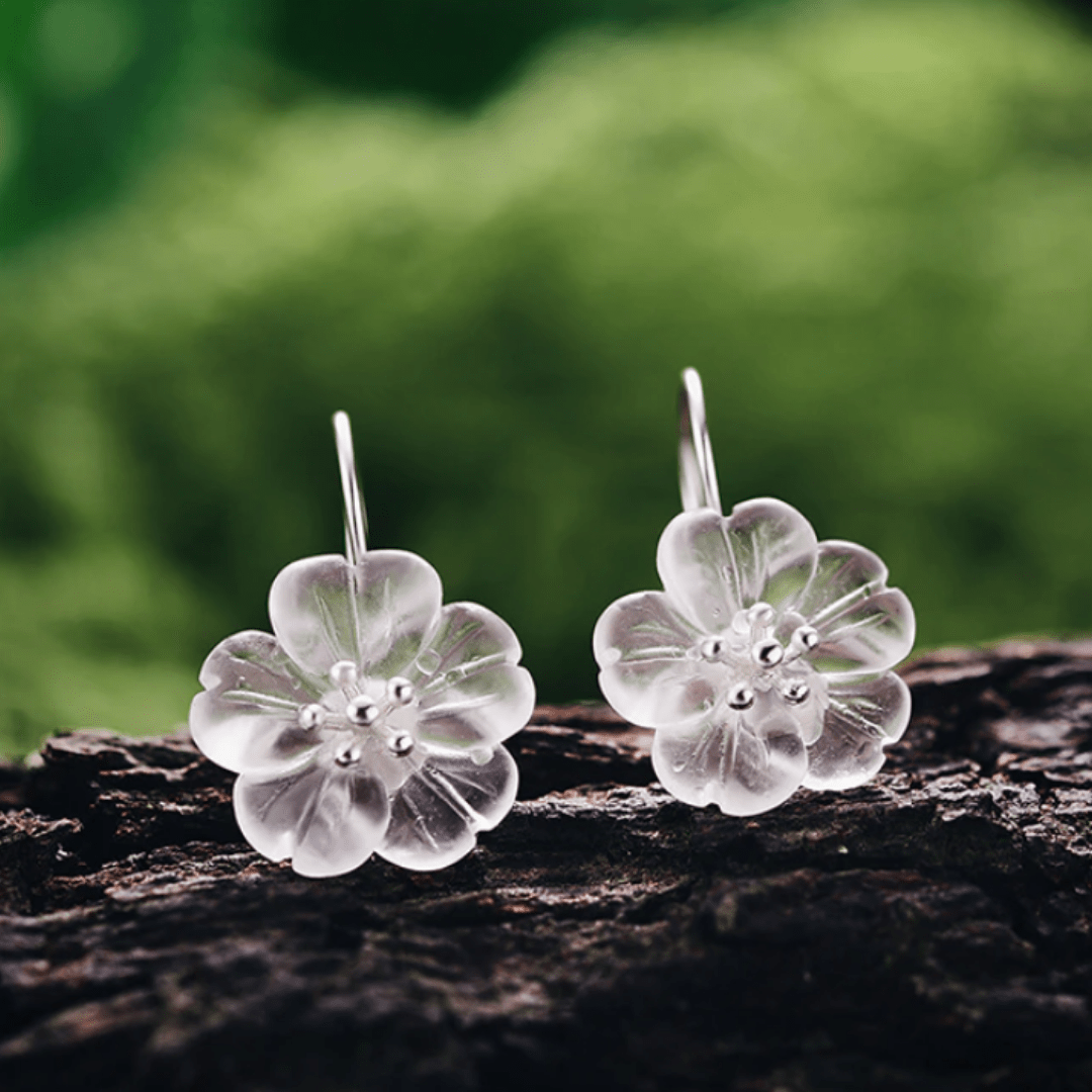 Boucles d'oreilles | Anémones Cristallin