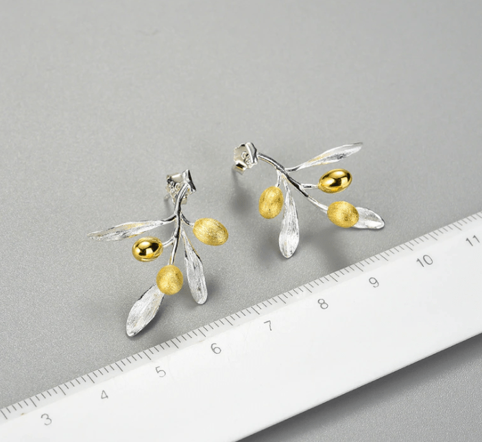 Boucles d'oreilles | Branches d'Olivier