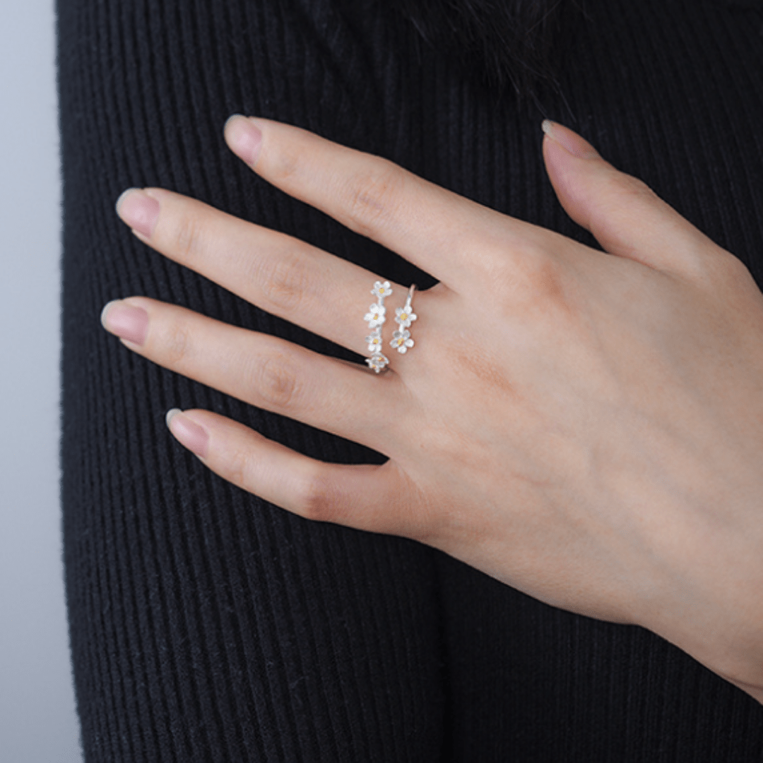 Bague | Blanche Floraison