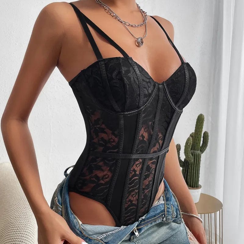 Charlotte - Body-Corset Brodé