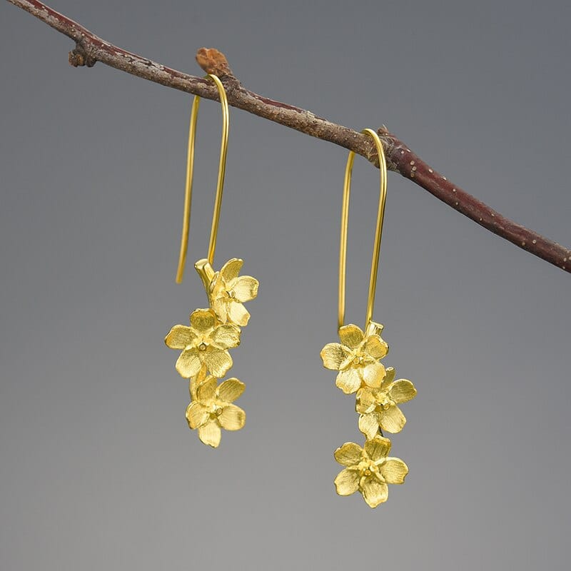 Boucles d'oreilles | Blanche Floraison