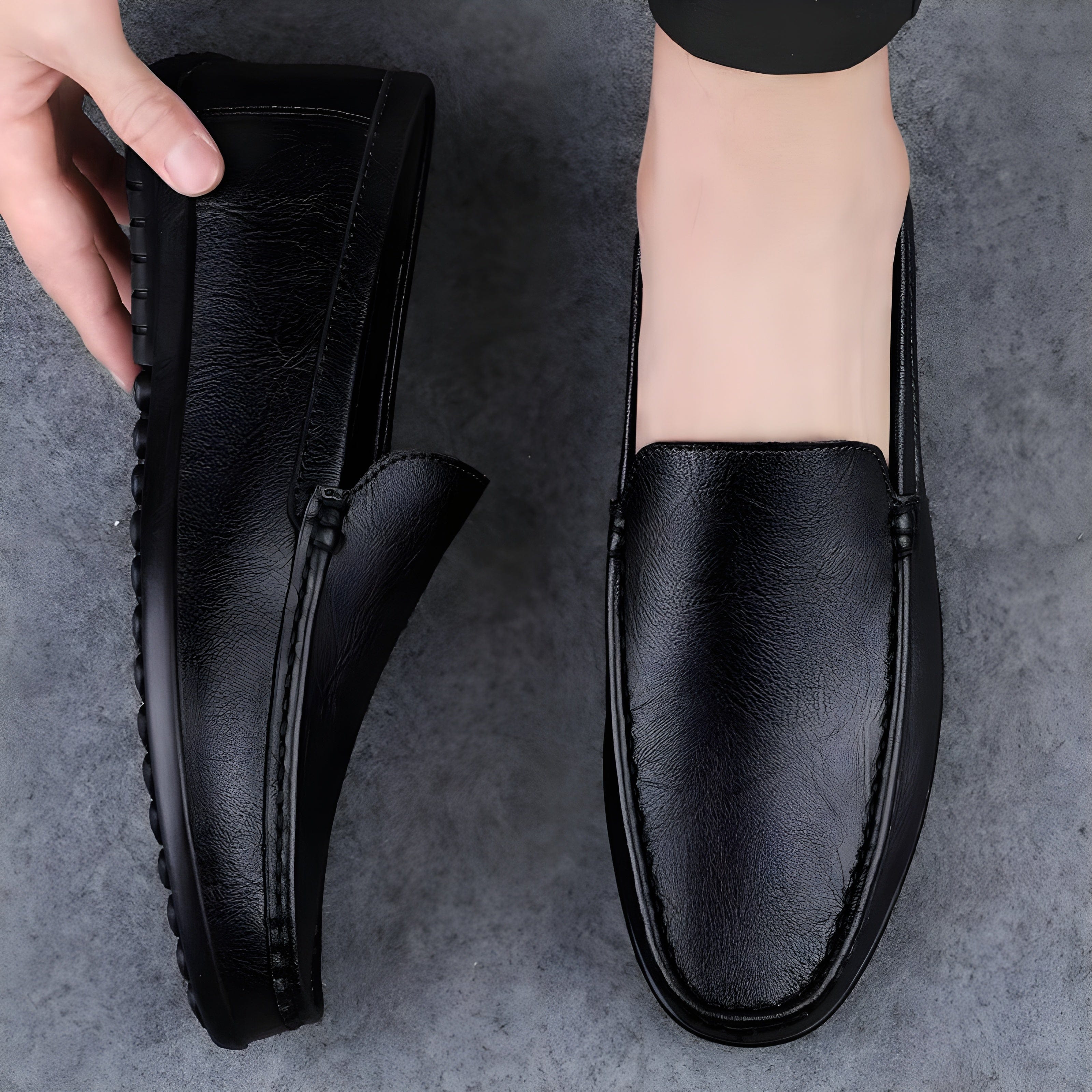 Mocassins en cuir pour homme Zurato – confortables et raffinés