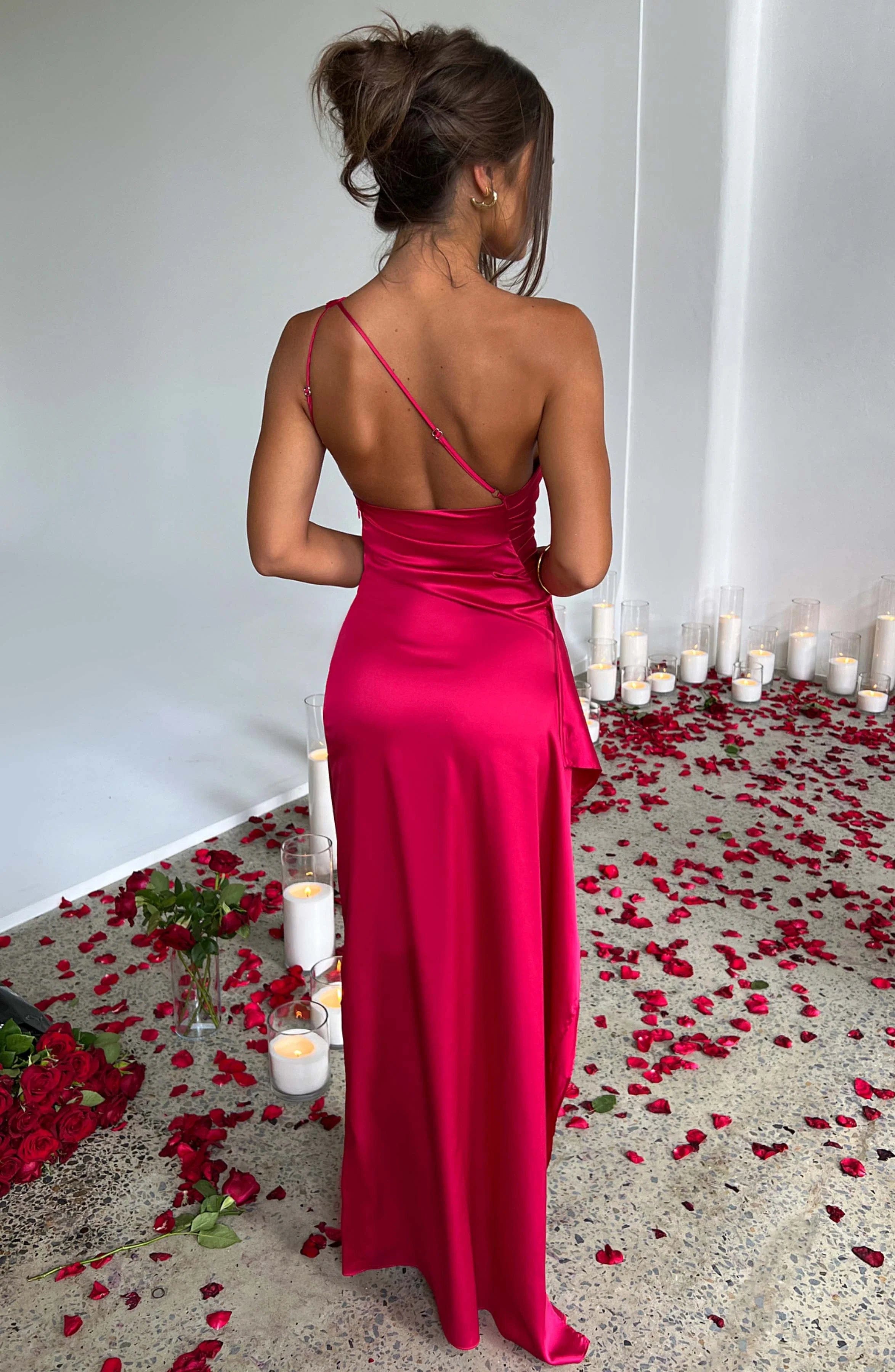 Viral One-Shoulder Sexy Prom Dress