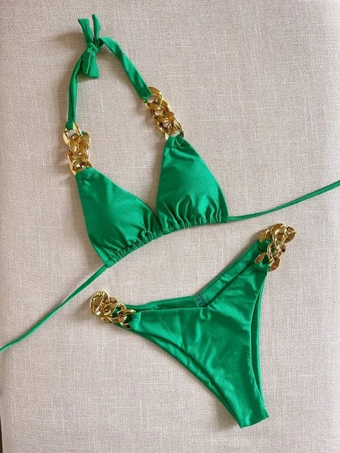 Mariana | Bikini Brésilien à Boucles Dorées