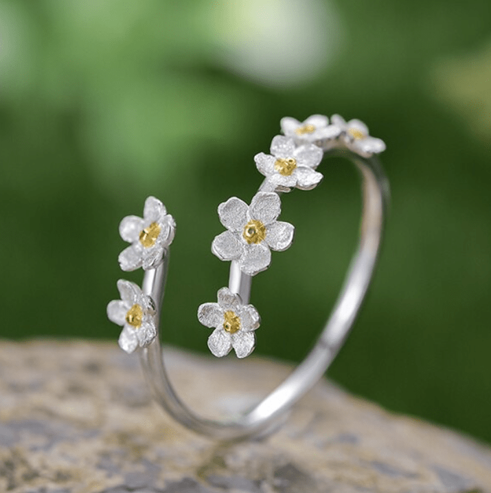 Bague | Blanche Floraison