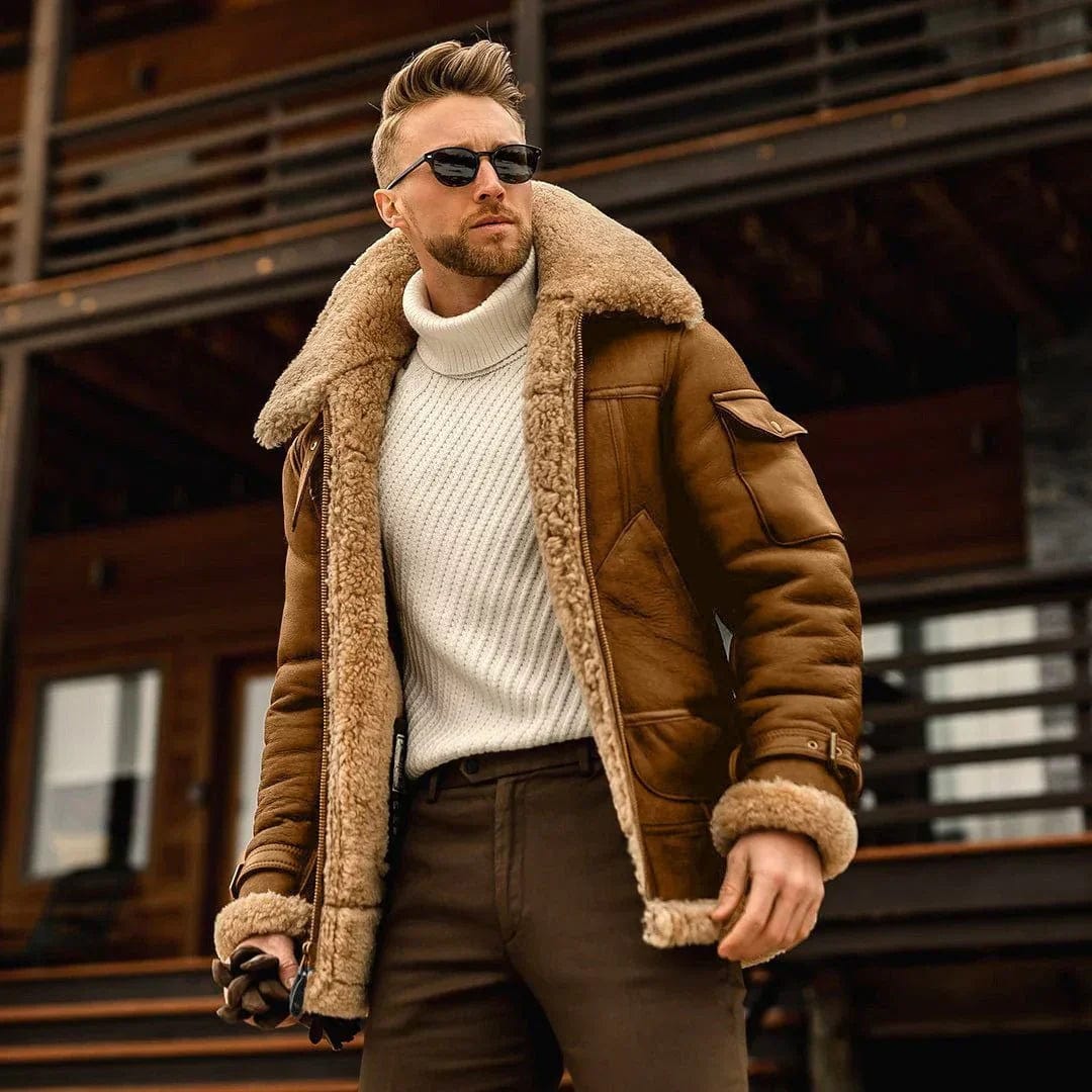 Veste d'Hiver Épaisse pour Homme - Chaude et Résistante