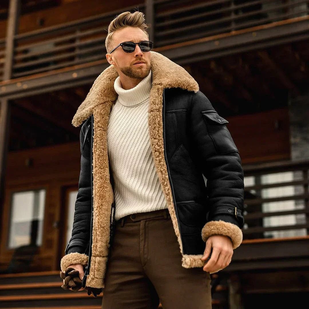 Veste d'Hiver Épaisse pour Homme - Chaude et Résistante