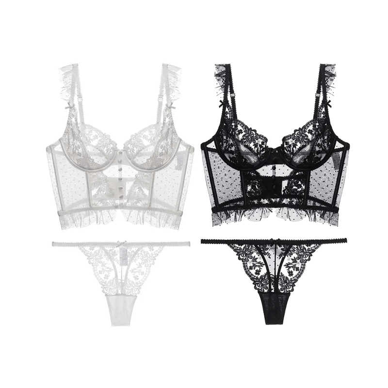 Lucie | Ensemble lingerie brodé Italien