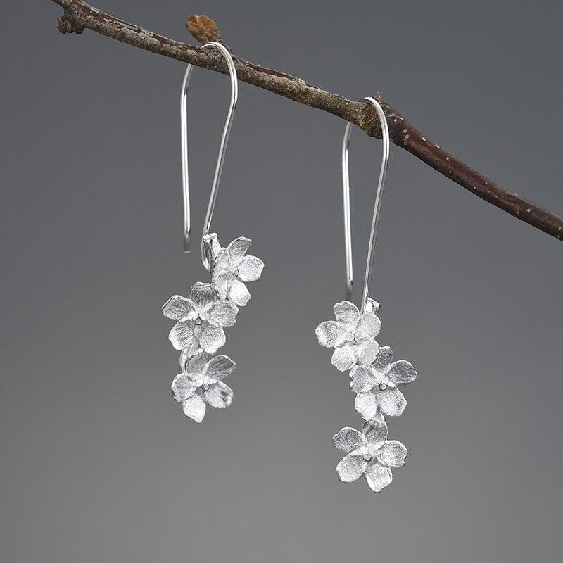 Boucles d'oreilles | Blanche Floraison